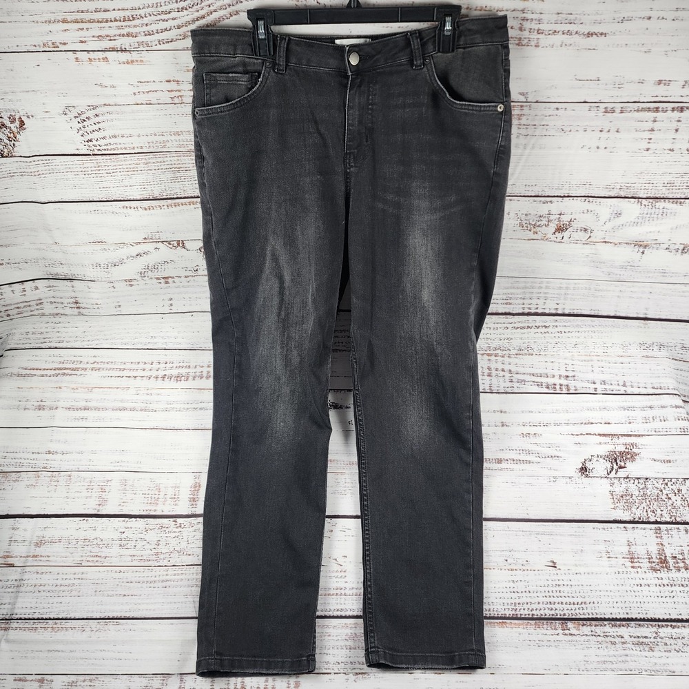DU/ER Womens Relaxed Fit Jeans WFLR2616 Black Stretch Denim Size 33x28‎